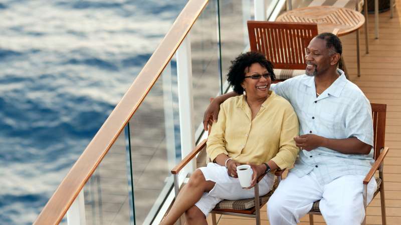 couple on deck of boat
