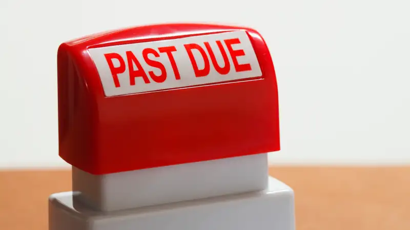 Past Due stamp