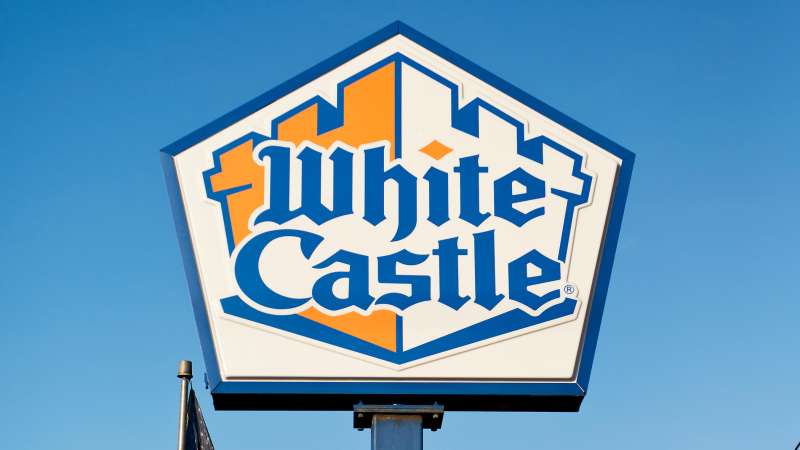 White Castle restaurant sign