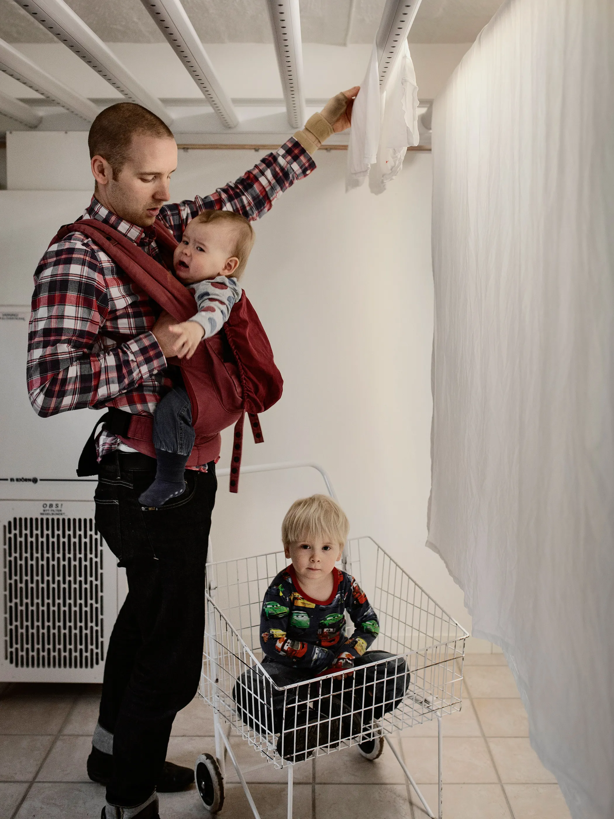 INGEMAR OLSÉN, 37, IT consultant. <b>Parental Leave: </b> Nine months each for Linus (1) and Joel (4). "For me it was easy to take parental leave. Although my workplace is very male dominated, my employer values family life. I think many male dominated offices have a culture that doesn’t encourage their staff to go on parental leave."