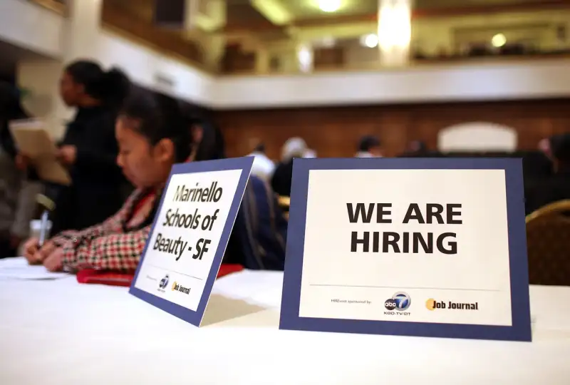 Job Seekers Attend Job Fair In San Francisco