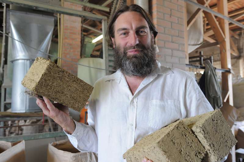Hemp, which can be mixed with lime and water to make  hempcrete  blocks, has been used for decades as a building material in Europe.