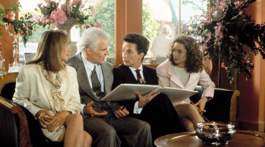In  Father of the Bride,  Martin Short (second from right) played an unusually enthusiastic wedding planner