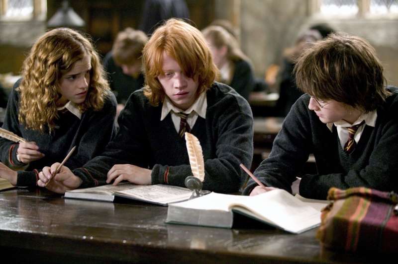 Emma Watson, Rupert Grint and Daniel Radcliffe in HARRY POTTER AND THE GOBLET OF FIRE