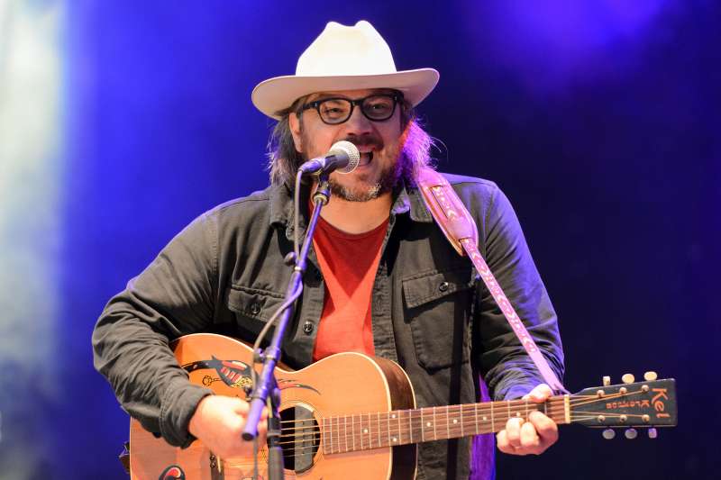 Jeff Tweedy of Wilco performs during Pitchfork Music Festival 2015 at Union Park on July 17, 2015 in Chicago, United States.