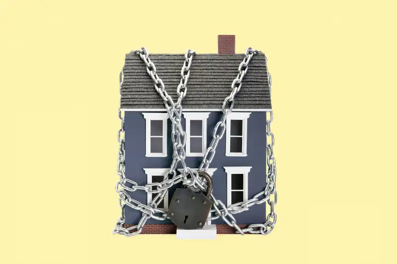 house padlocked