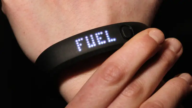 The new NIKE+ FuelBand, an innovative wristband that tracks and measures everyday movement for what Nike says is to motivate and inspire people to be more active.