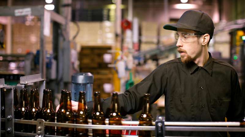 Assembly Line Worker in Brewery
