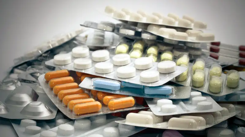 pile of prescription medicine pills and tablets