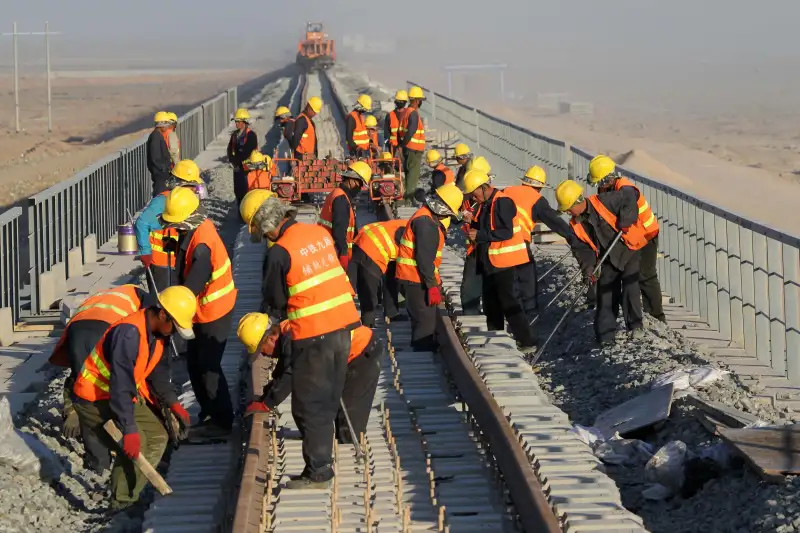 #CHINA-XINJIANG-HAMI-RAIL TRACK-COMPLETION(CN)