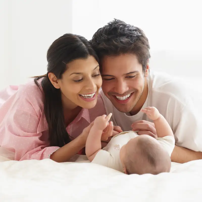 Parents with newborn