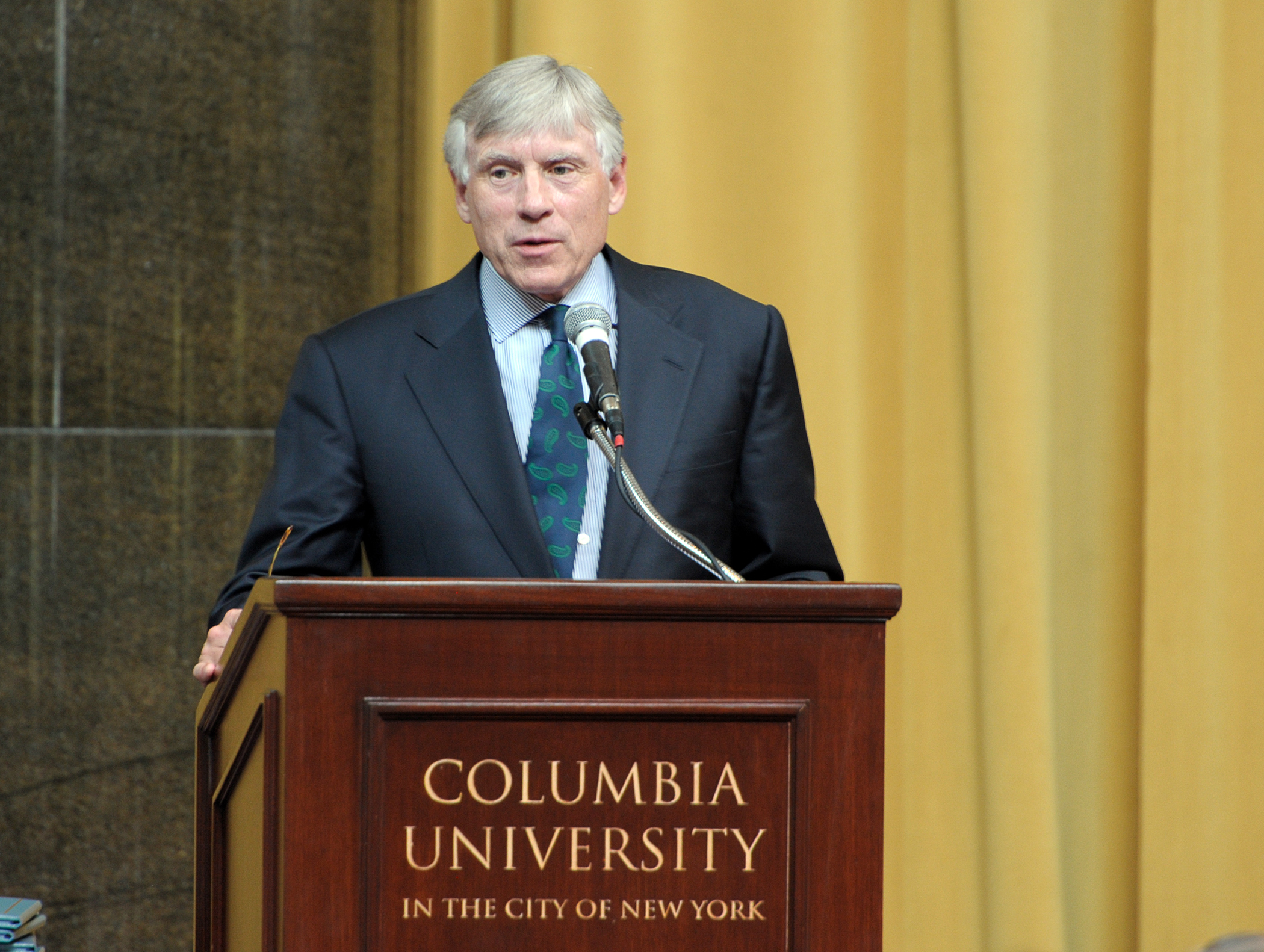 Lee C. Bollinger speaks at the 7th Annual Pulitzer Prizes in Journalism, Letters, Drama and Music Winners Luncheon, Columbia University on May 30, 2013 in New York City.