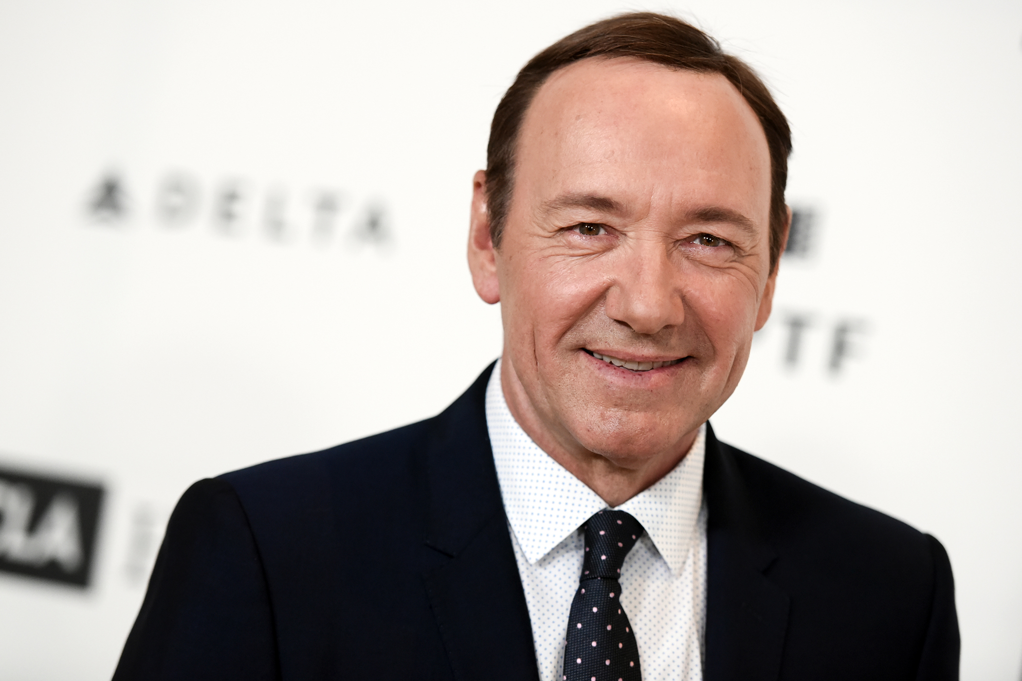 Kevin Spacey arrives at the 4th Annual Reel Stories, Real Lives Benefit held at Milk Studios on Saturday, April 25, 2015, in Los Angeles.