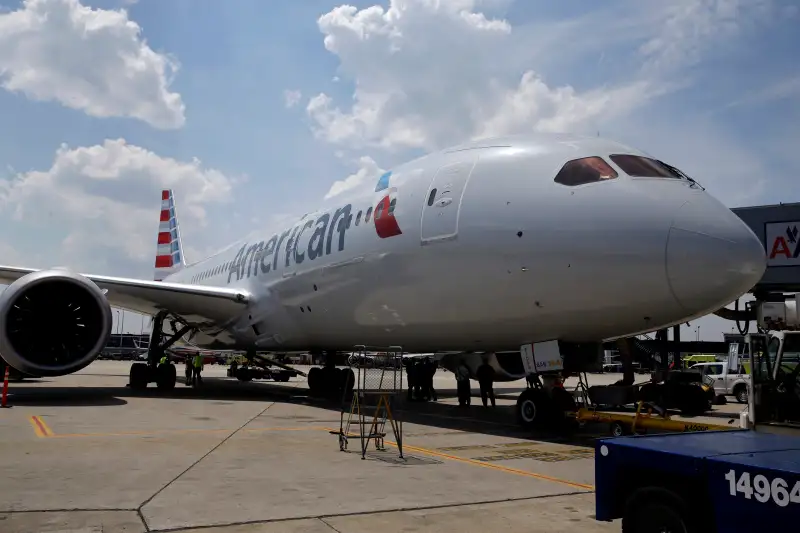 American Airlines Dreamliner Nose Job.