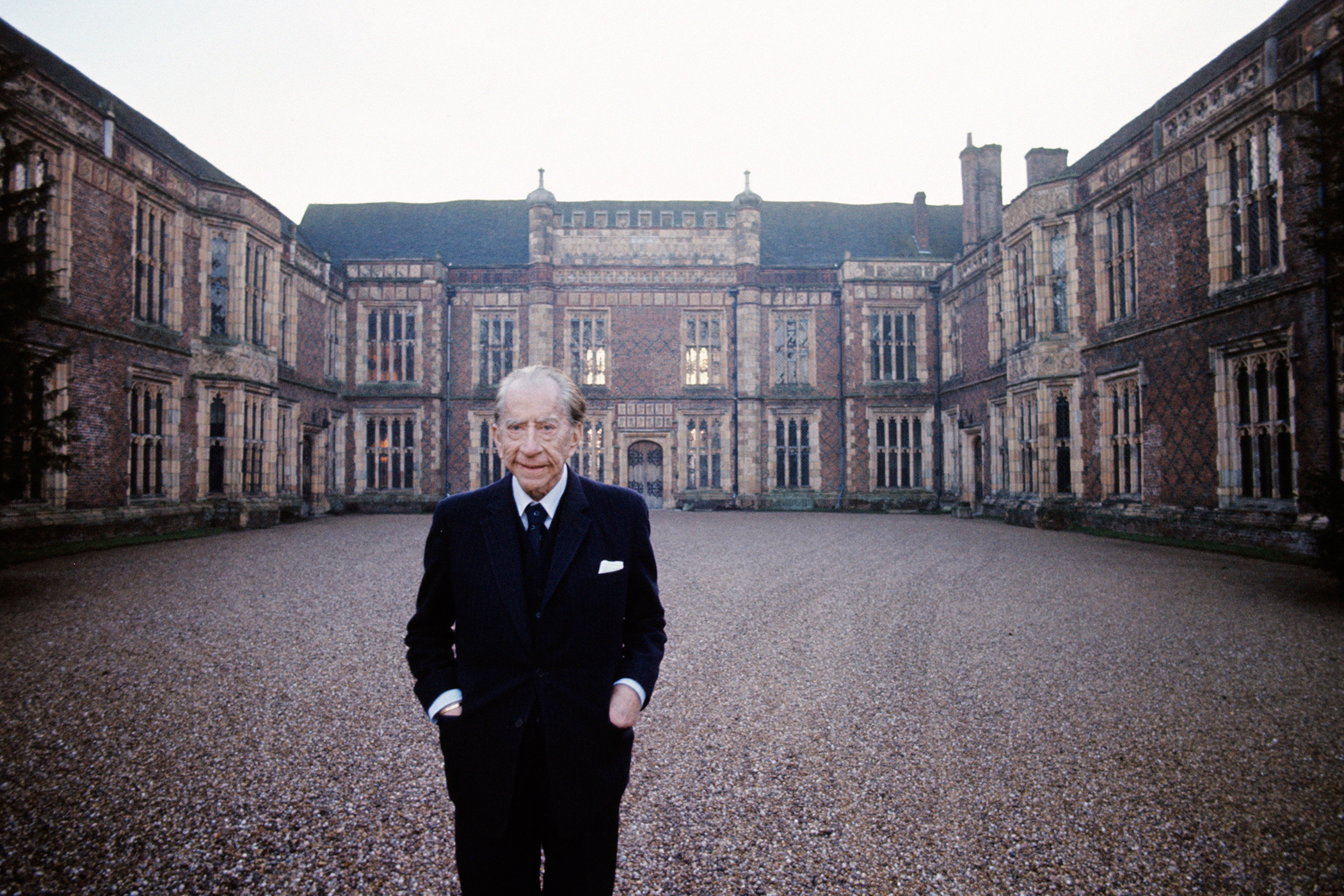Anglo-American industrialist and billionaire Jean Paul Getty in his Sutton Place manor house, 3 miles from Guildford, in Surrey, England, January 1973.