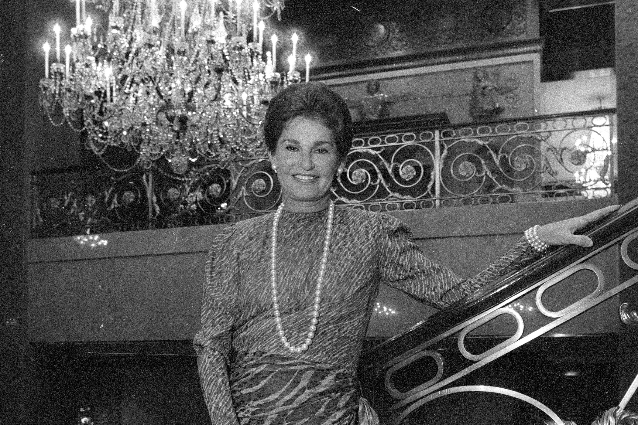 Leona Helmsley in The Helmsley palace, 50th Street and Madison Avenue, 2002.
