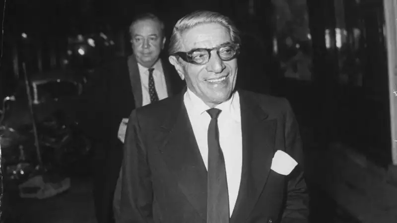 Greek shipping tycoon Aristotle Onassis