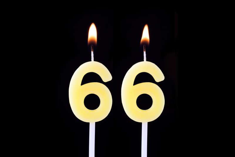 66 number candles