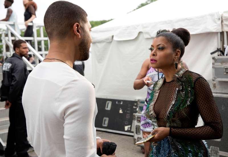 Jussie Smollett as Jamal Lyon and Taraji P. Henson as Cookie Lyon in the “The Devils Are Here” Season Two premiere episode of EMPIRE airing September 23 (9:00-10:00 PM ET/PT) on FOX.