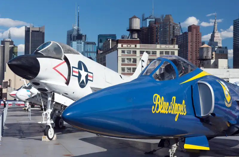 Flight deck of Intrepid Sea Air and Space Museum, New York