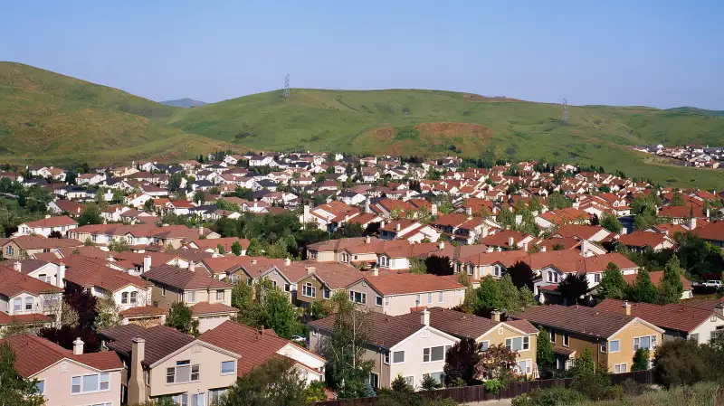 Housing development near Dublin, California