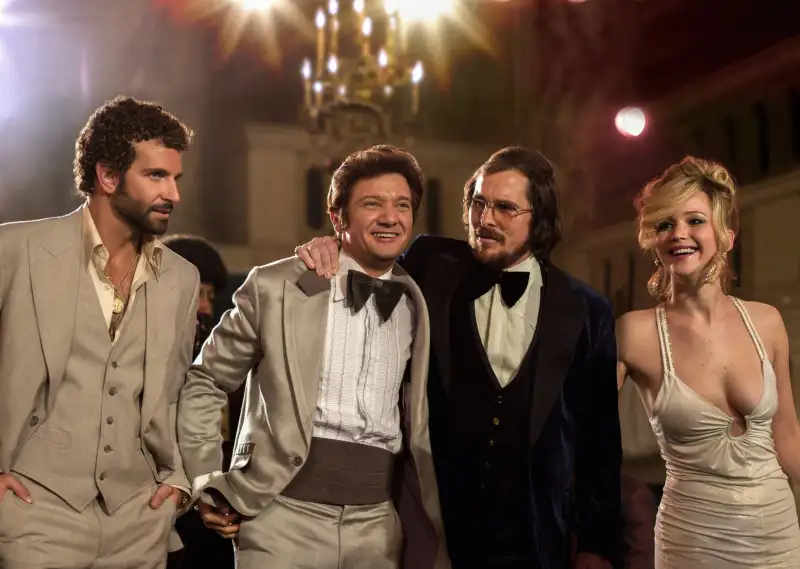 American Hustle with Jennifer Lawrence