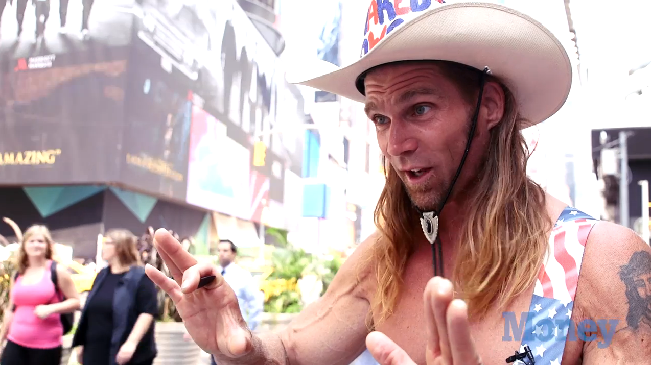 How Times Square's Naked Cowboy Makes $150,000 a Year