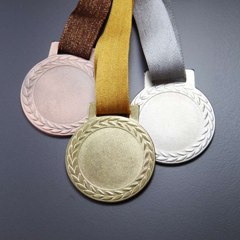 gold silver bronze medals