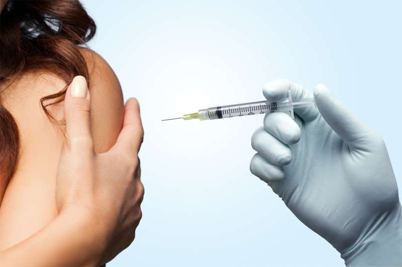 person refusing vaccination