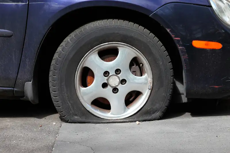 flat tire