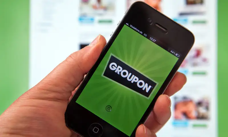 Groupon on phone