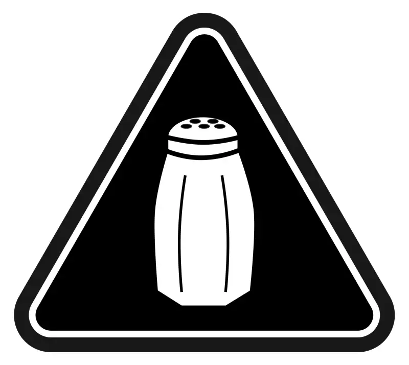 High Sodium Warning