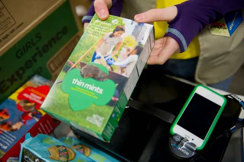 Girl Scout Credit Card Cookie Sales