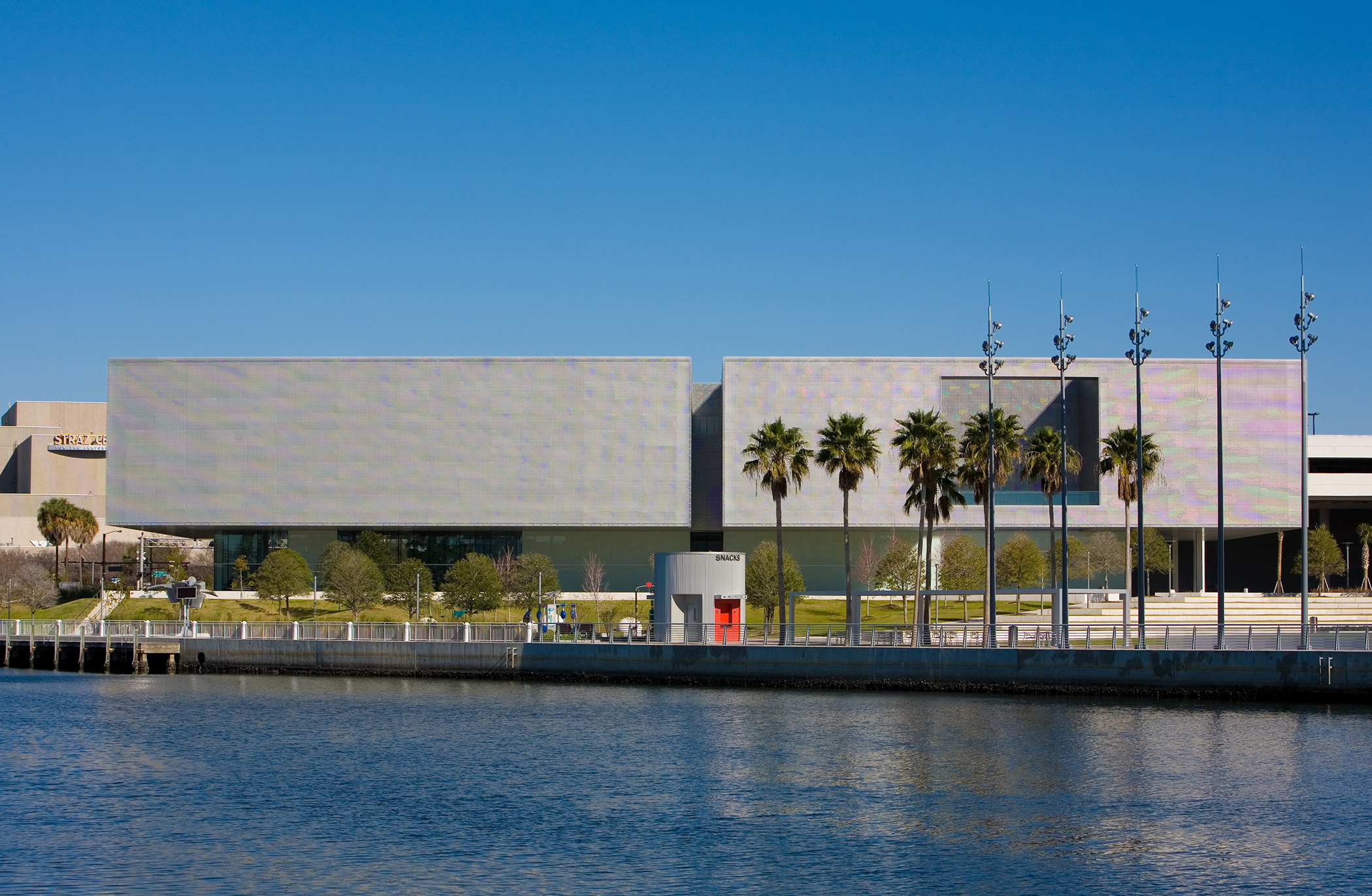 The exterior of the Tampa Art Museum is viewed on February 14, 2011 in Tampa, Florida.