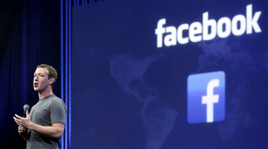 Facebook CEO Mark Zuckerberg speaks during his keynote address at Facebook F8 in San Francisco, California March 25, 2015.