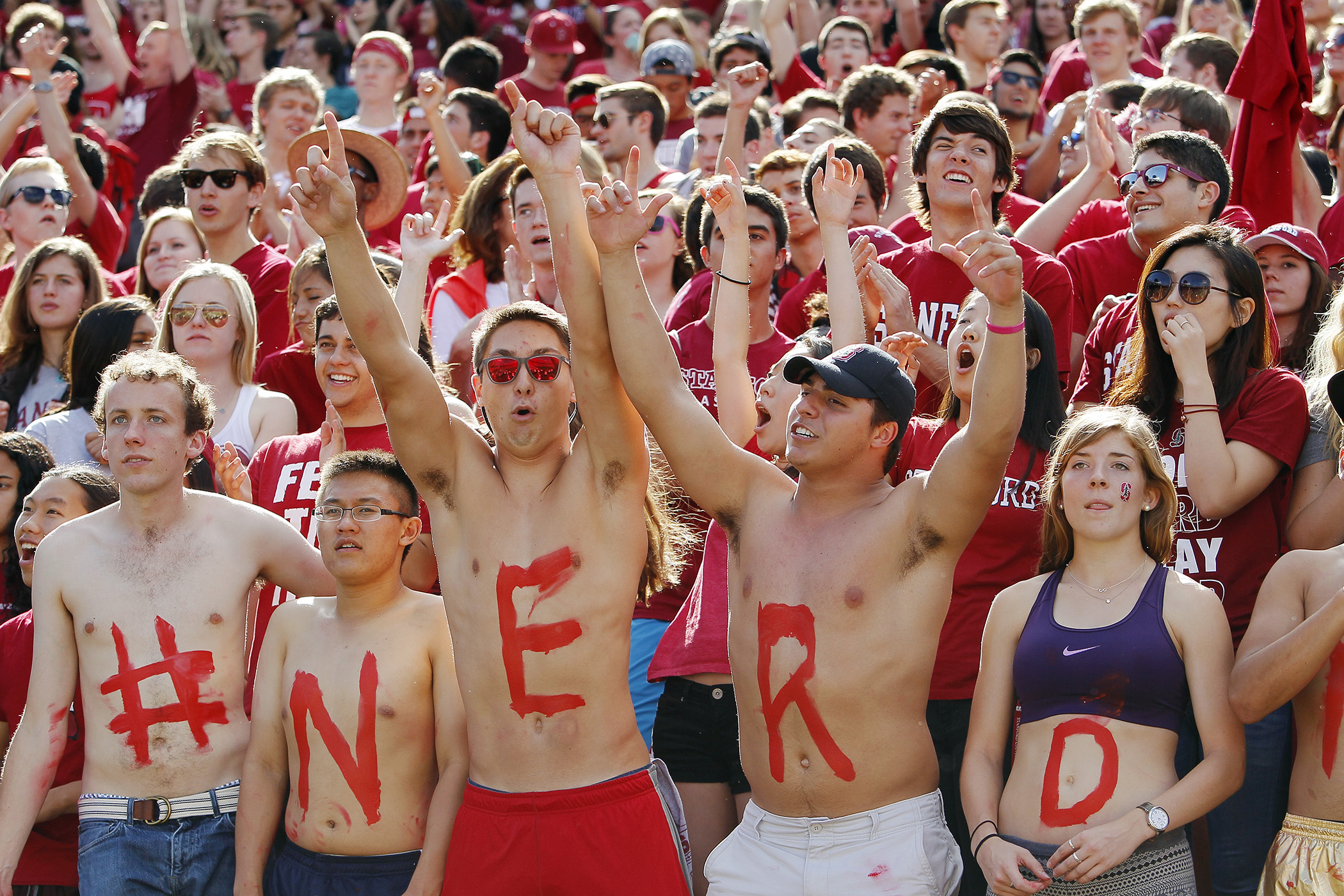 Stanford University Cardinal fans