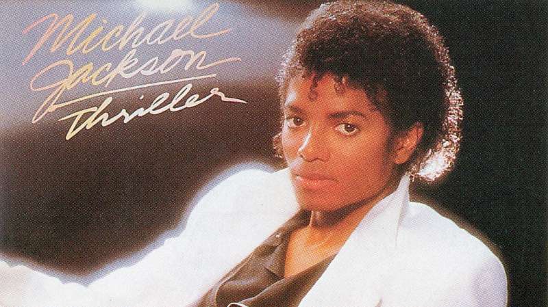 Michael Jackson Thriller album cover, 1982