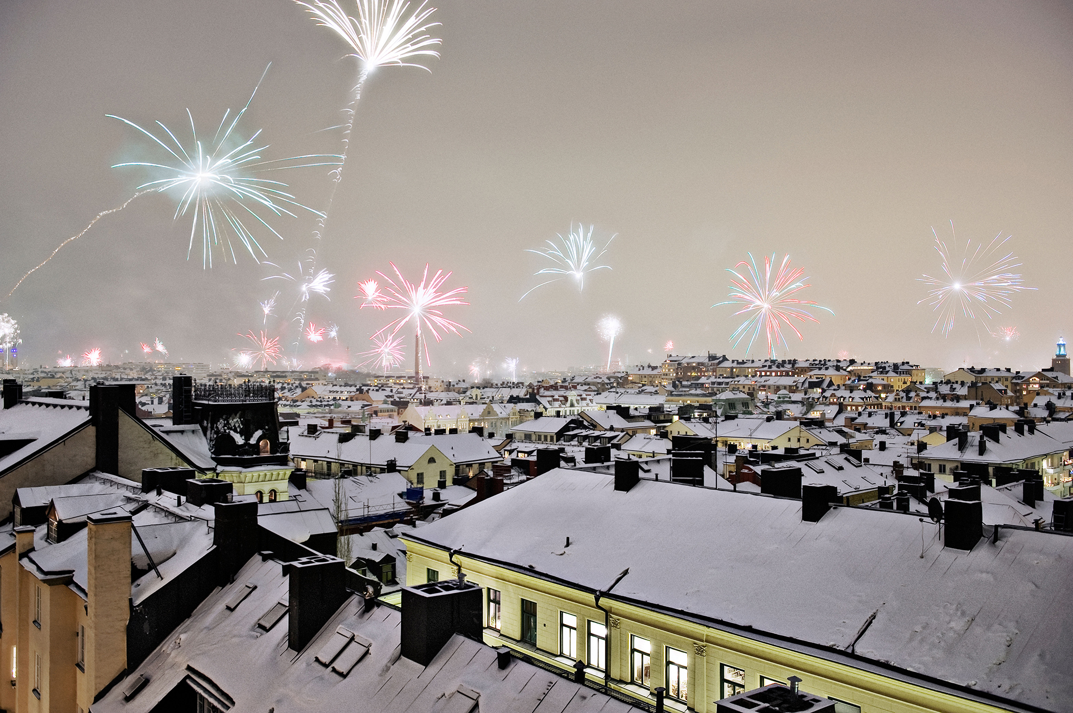 Stockholm on New Year's Eve
