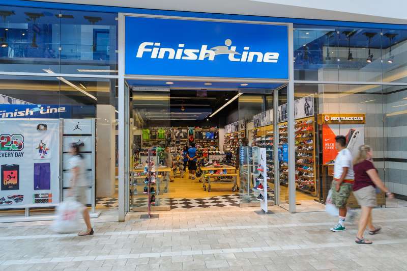 Finish line sportswear store in Southcenter Shopping Mall Tukwila, Washington, July 19, 2015.