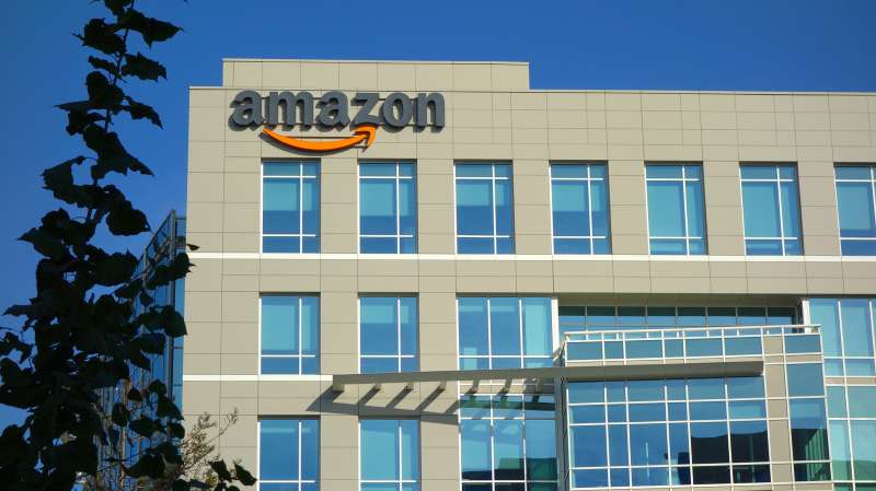 Amazon corporate office building in Sunnyvale, California, November, 8, 2014.