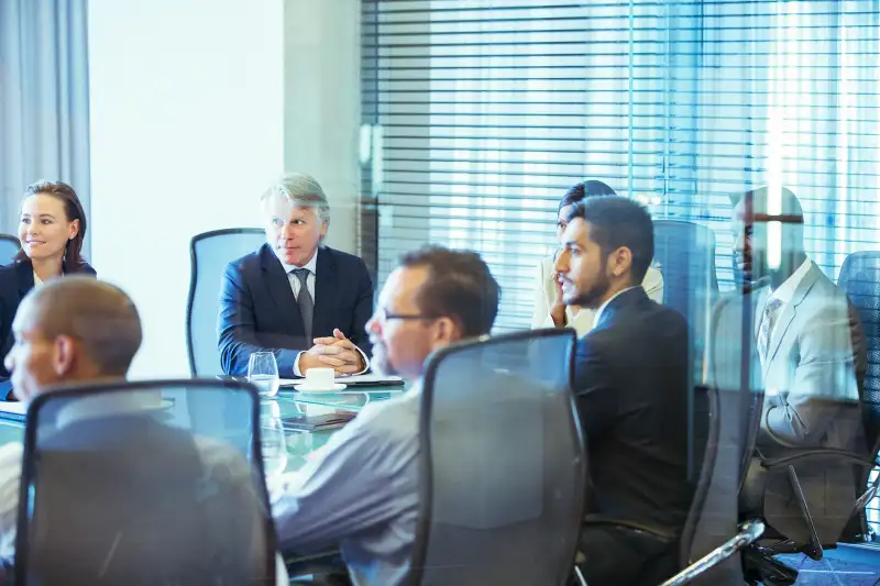 Business people having meeting in conference room