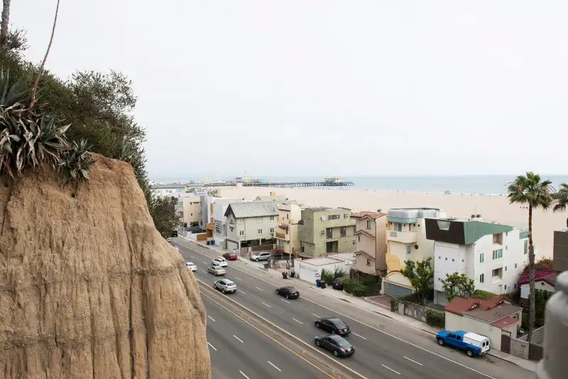 The Pacific Coast Highway in Santa Monica