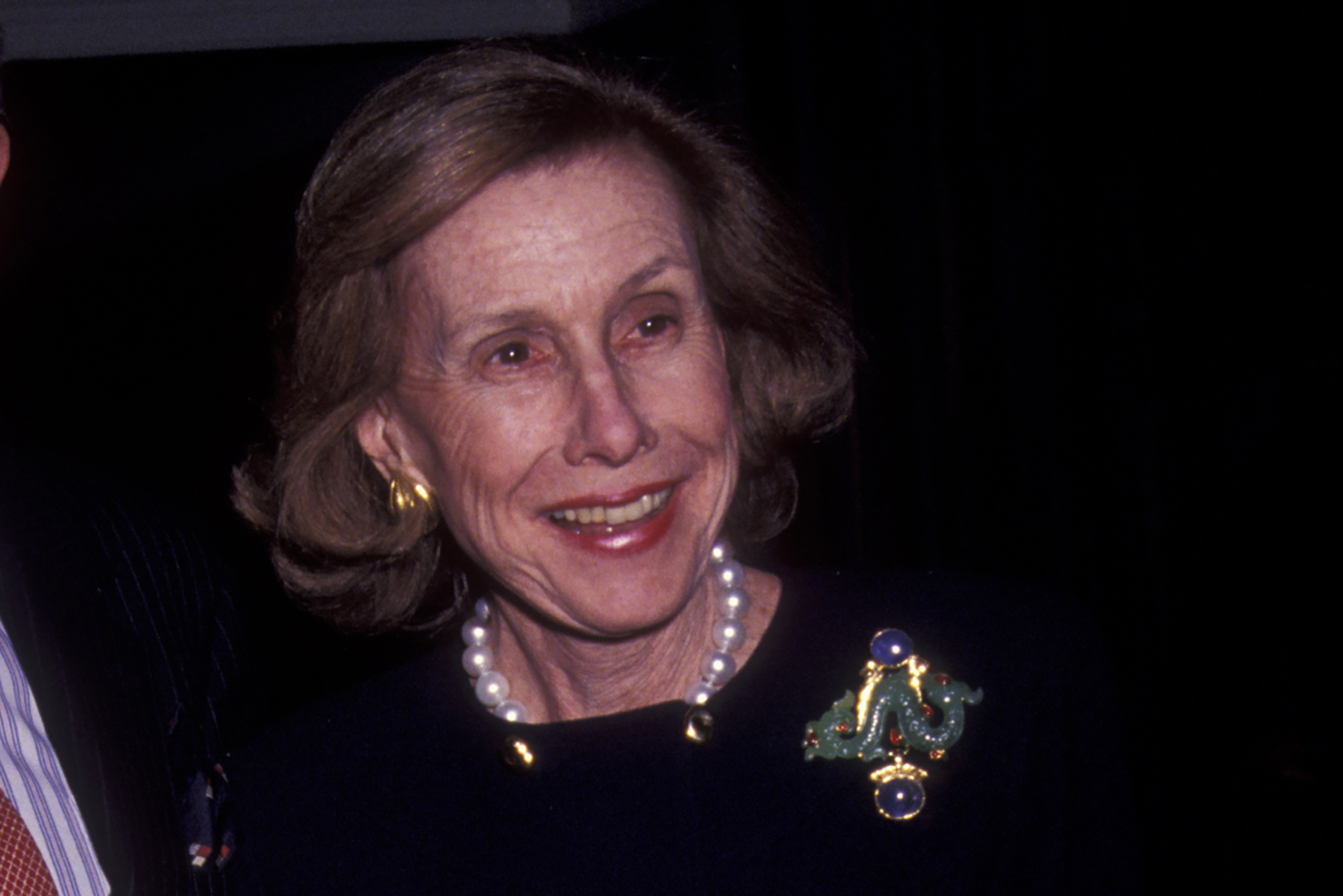 Anne Cox Chambers attends 38th Annual Winter Antiques Show on January 17, 1992 at Seventh Regiment Armory in New York City.