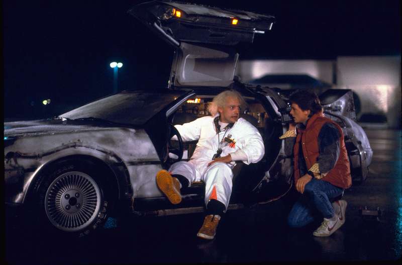 Christopher Lloyd & Michael J. Fox in Back to the Future (1985)