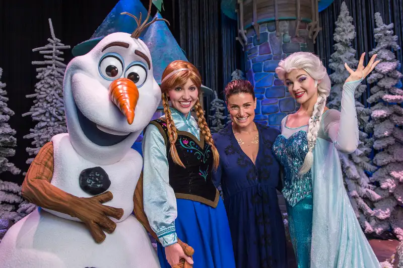 Idina Menzel Visits Walt Disney World