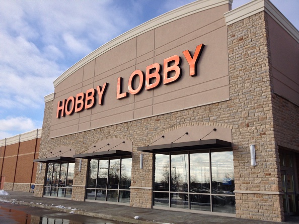 Hobby lobby storefront