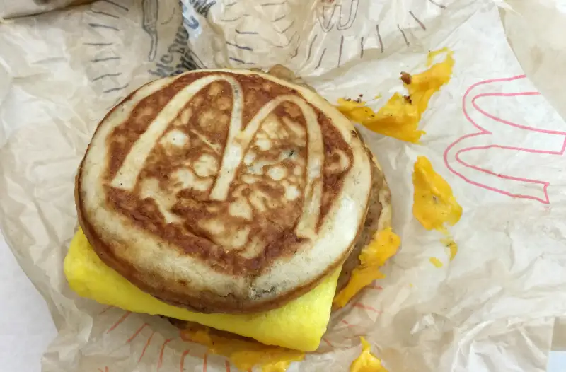 McDonald's McGriddle sandwich