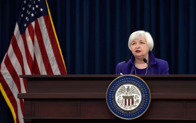 Federal Reserve Chair Janet Yellen speaks during a news conference in Washington, Wednesday, Dec. 16, 2015, following an announcement that the Federal Reserve raised its key interest rate by quarter-point, heralding higher lending rates in an economy much sturdier than the one the Fed helped rescue in 2008.