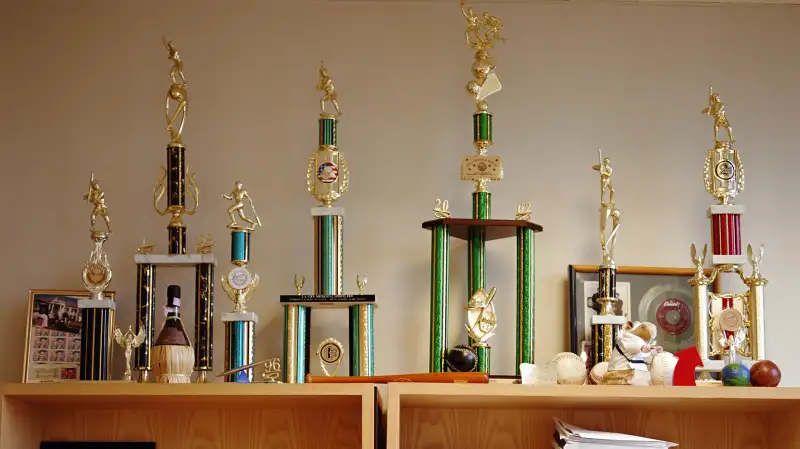 trophy shelf