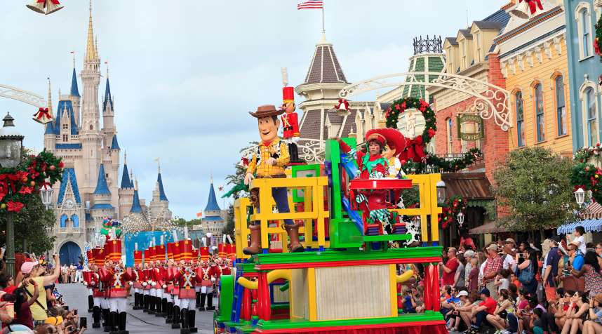 Christmas Parade at Disney's Magic Kingdom, Orlando